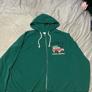 Ford Green Holiday Blanket Hoodie